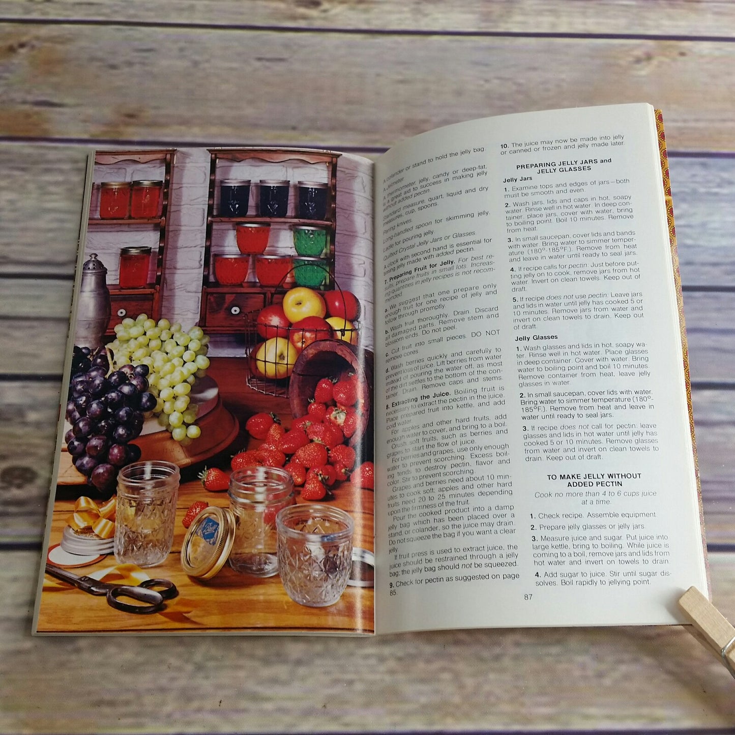 Vintage Ball Blue Book Thrifty Canning Freezing Cookbook Recipes 1974 Booklet Ball Jar