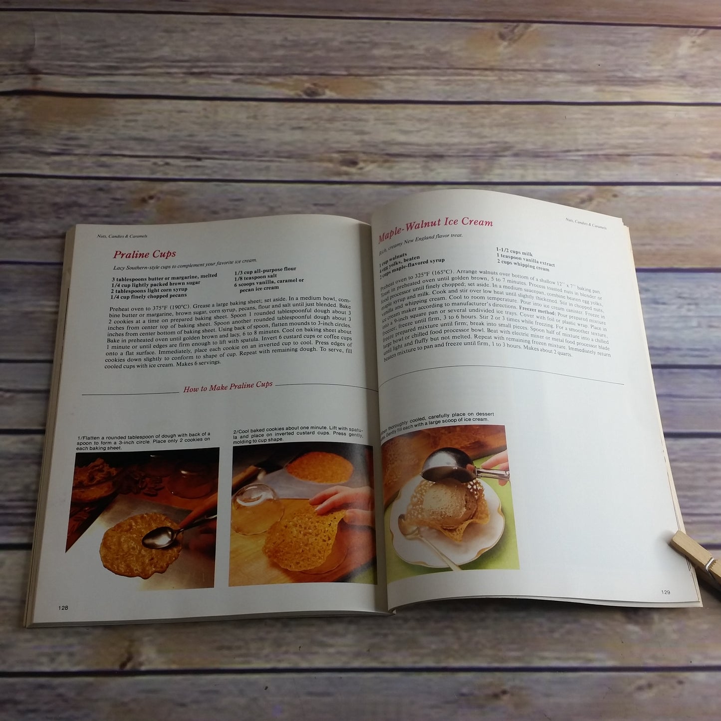 Vintage Cookbook Ice Cream HP Books Mable Gar Hoffman 1981 Paperback Book