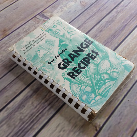 Vintage California Cookbook State Grange Recipes Our Favorite Grange Recipe 1963 Spiral Bound Paperback