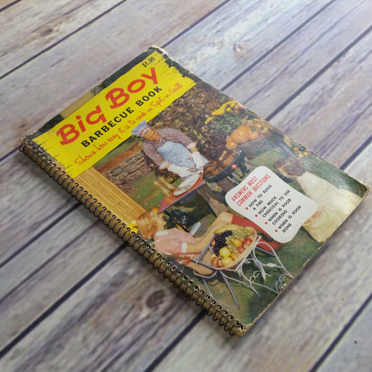 Vintage Cookbook Big Boy Barbecue Home Economics Big Boy Manufacturing Grilling 1957 Spiral Bound