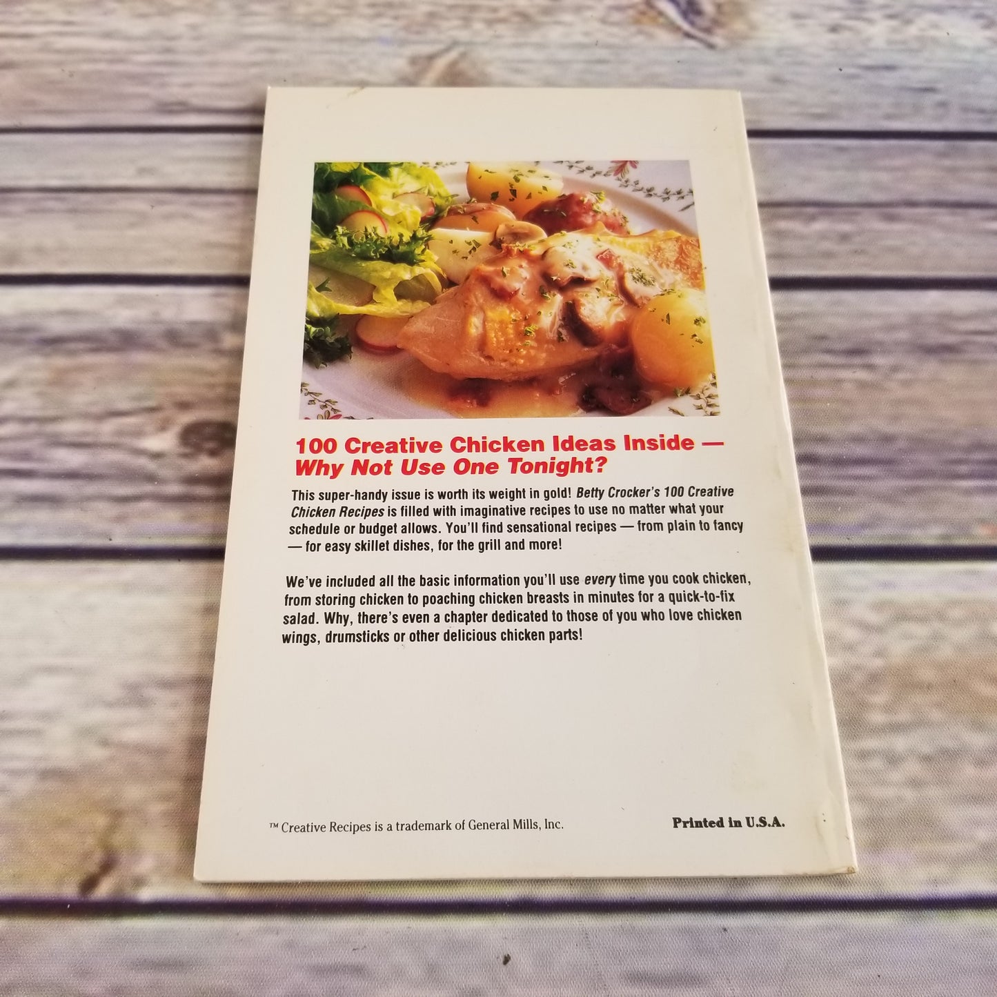 Betty Crocker's 101 Creative Chicken Recipes Cookbook Pamphlet Booklet General Mills Grocery Store Magazine