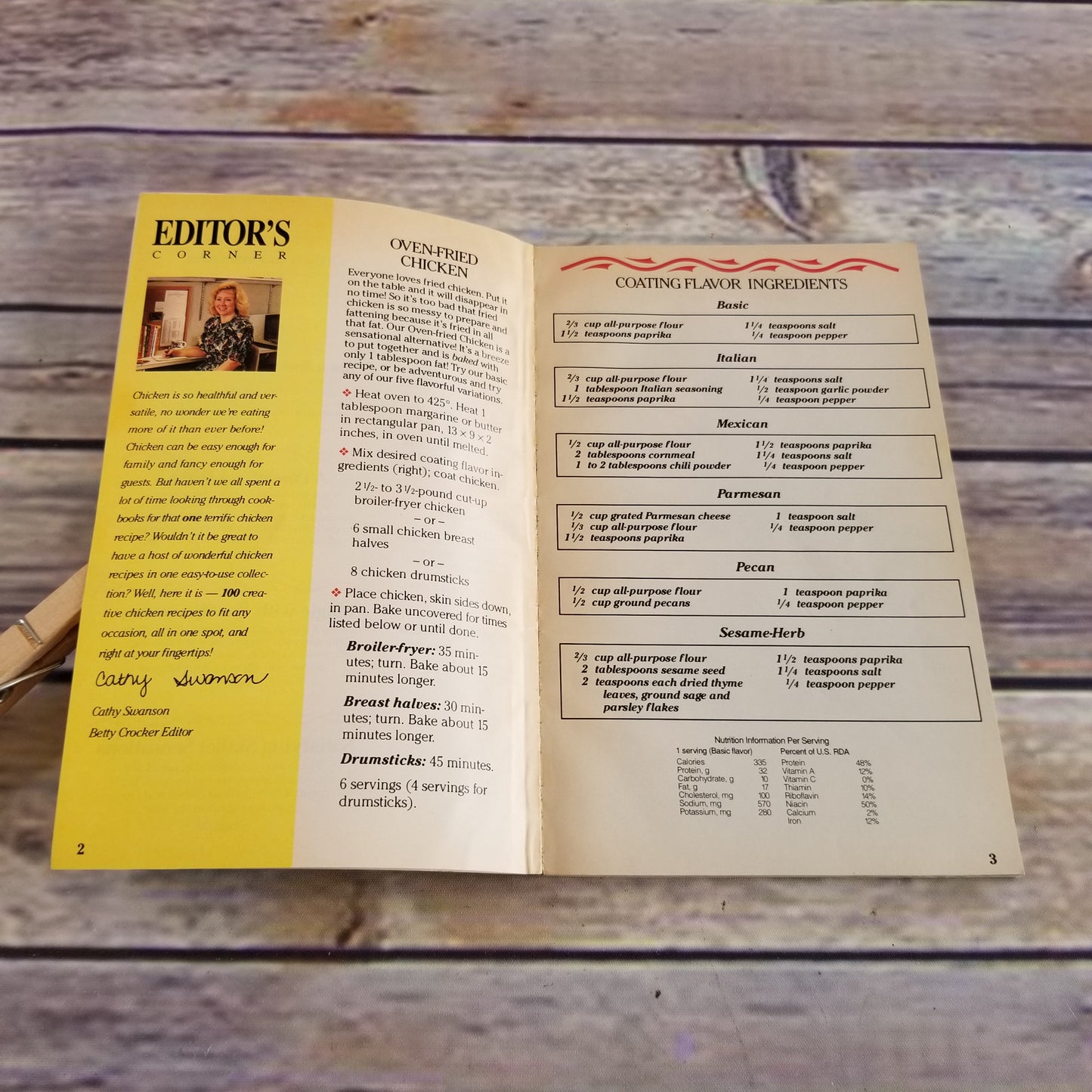 Betty Crocker's 101 Creative Chicken Recipes Cookbook Pamphlet Booklet General Mills Grocery Store Magazine