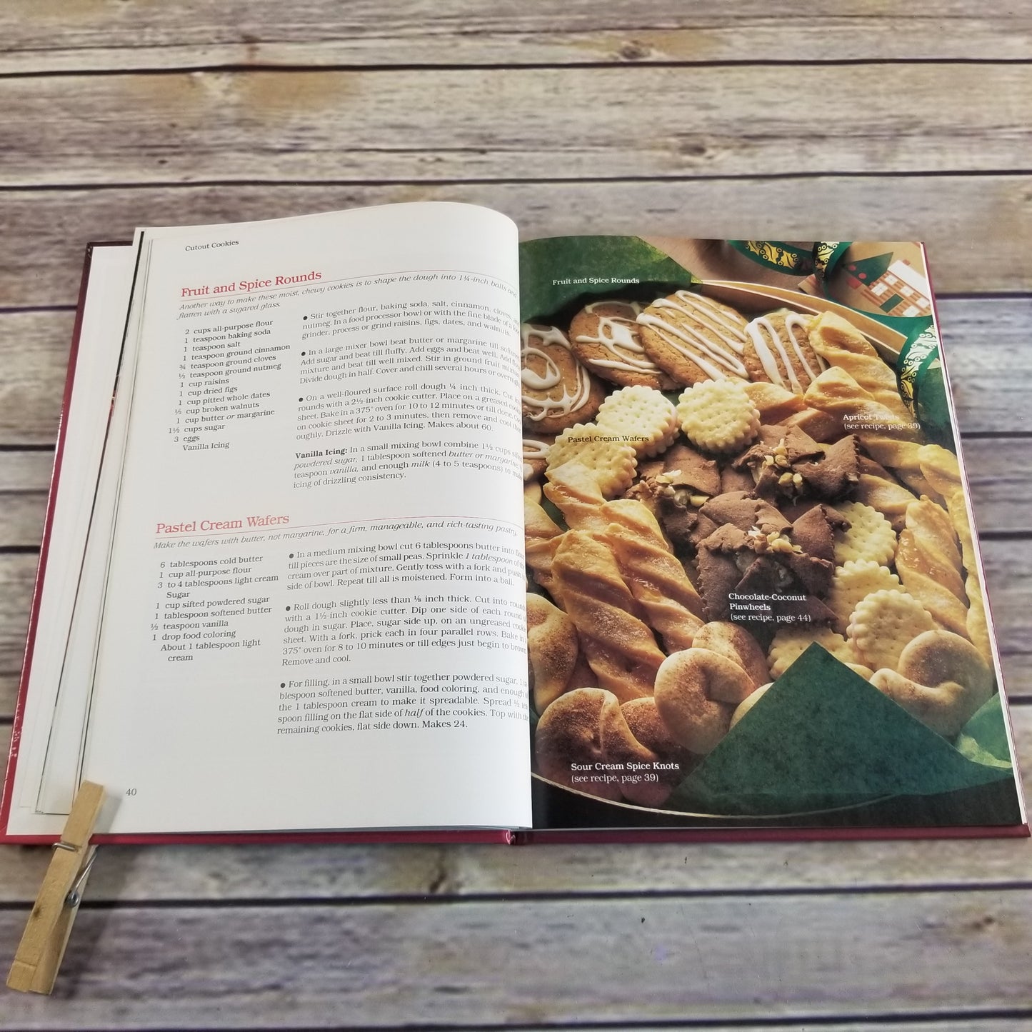 Vintage Cookbook Cookies For Christmas Recipes Better Homes and Gardens 1988 Hardcover Christmas Cookies