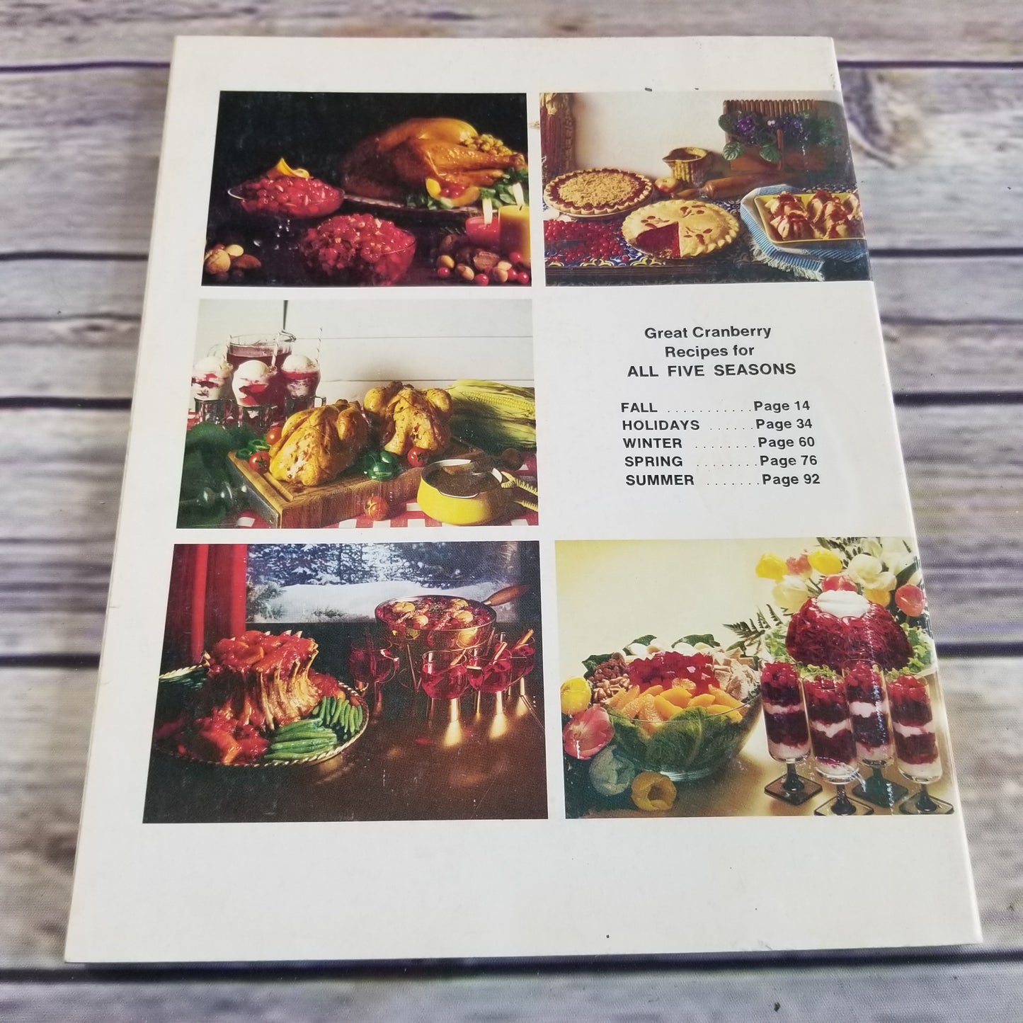 Vintage Cookbook Five Seasons Cranberry Book Better Homes and Gardens 275 Recipes 1971 Paperback Magazine
