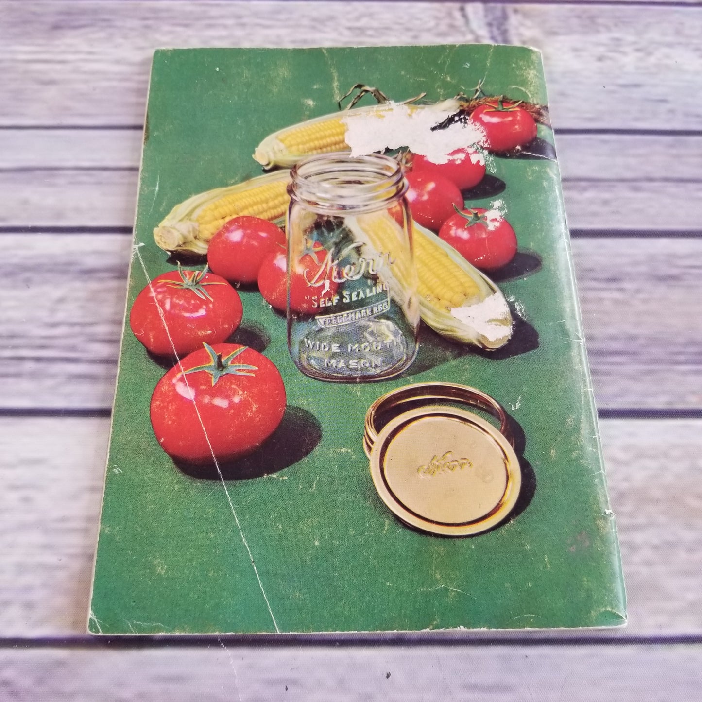 Vintage Kerr Home Canning and Freezing Cookbook Recipes 1955 Booklet Green Cover Pamphlet