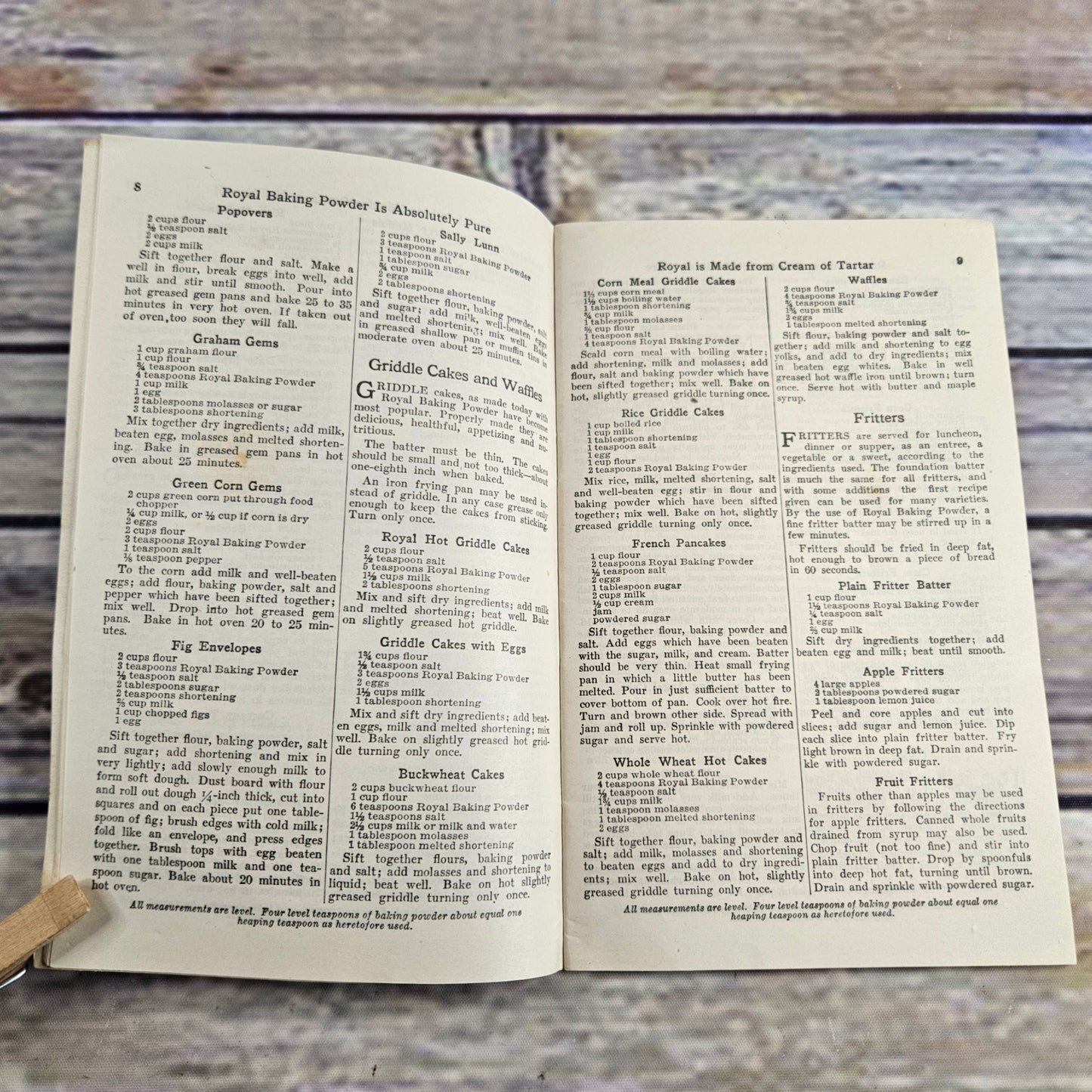 Vintage Cookbook Royal Baking Powder Co 1930 Standard Brands Royal Cook Book - At Grandma's Table