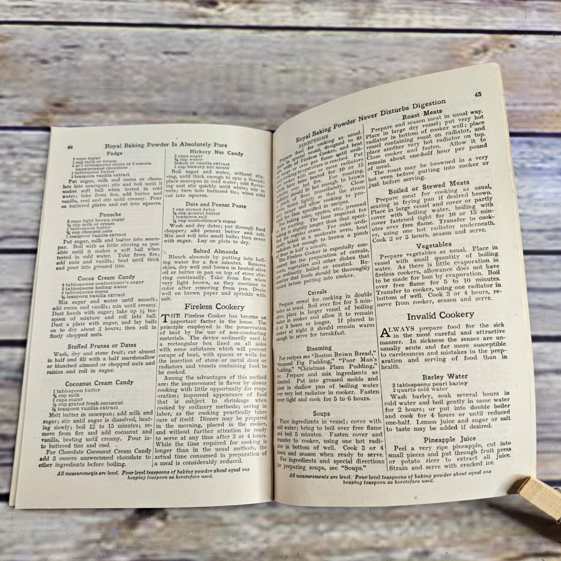 Vintage Cookbook Royal Baking Powder Co 1930 Standard Brands Royal Cook Book - At Grandma's Table