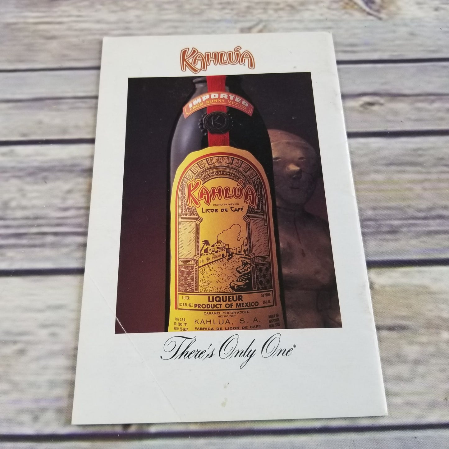 Vintage Cookbook Kahlua Recipes Book Promo Paperback Booklet 1986 Promo Recipes Alcohol