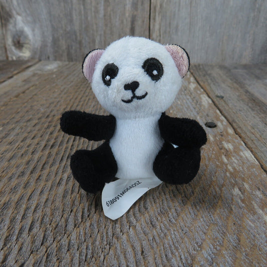 Wonder Pops Panda Bear Mini Plush Blip LLC Black White Stuffed Animal