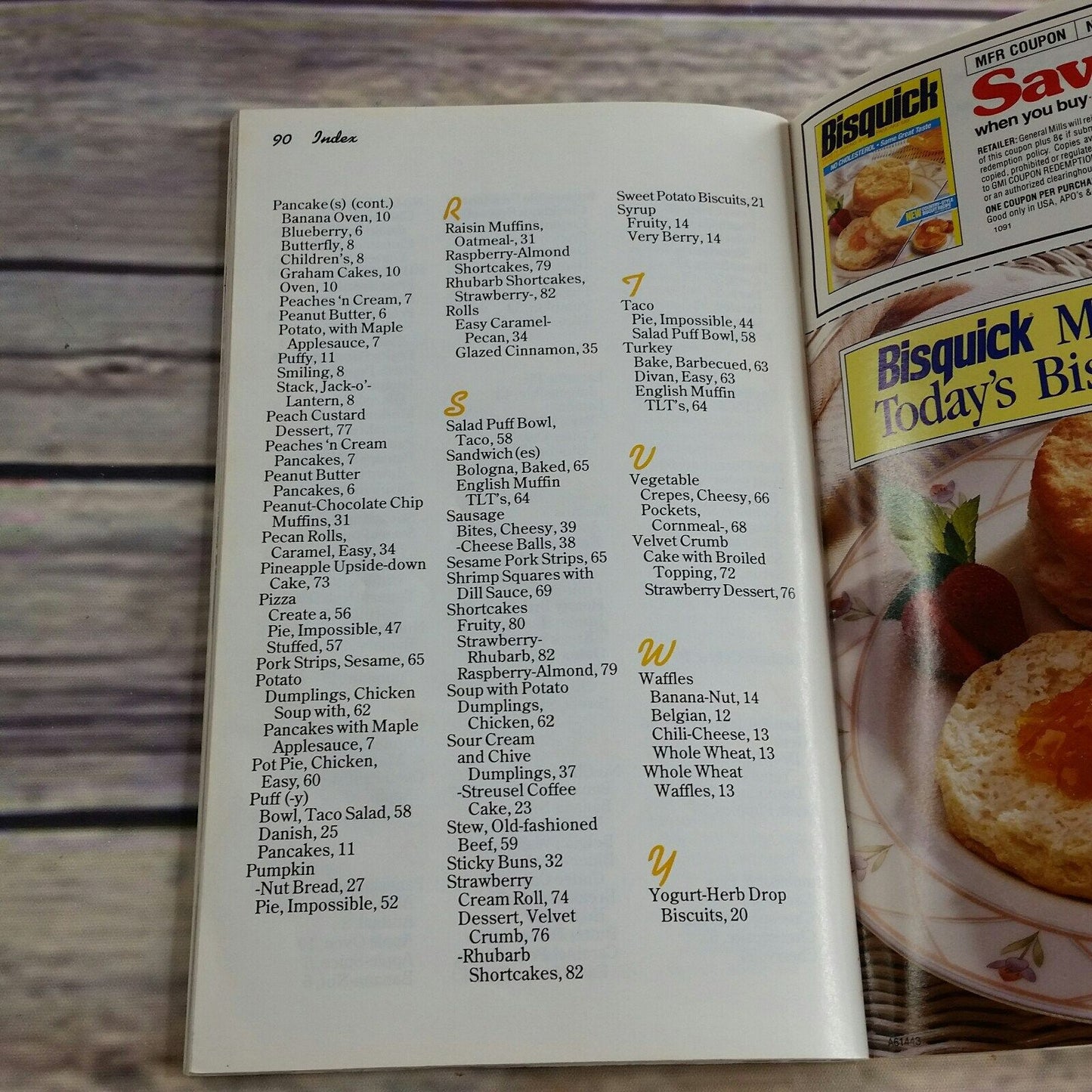 Vintage Bisquick Family Favorites Recipes Cookbook Pamphlet Booklet 1991 Family Favorites Paperback