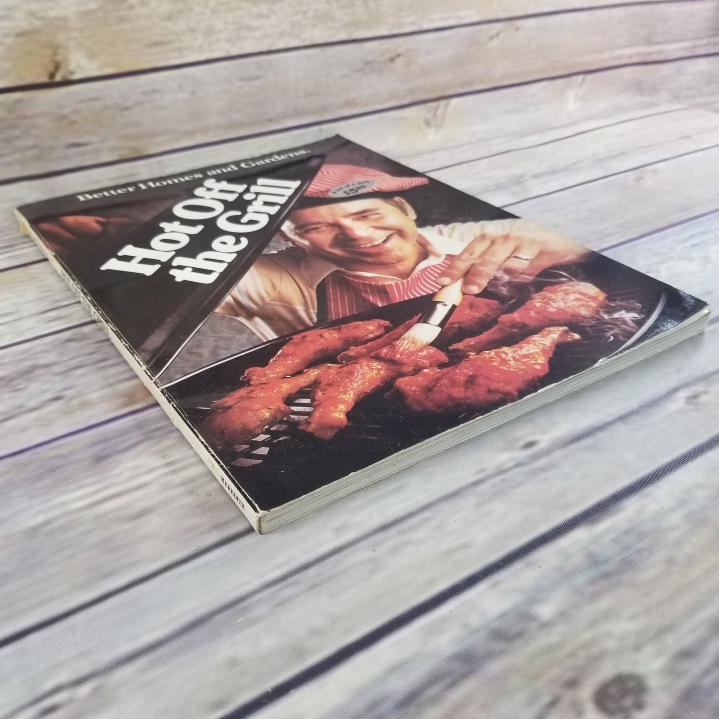 Vintage Cookbook Hot Off the Grill Recipes 1987 Outdoor Cooking BBQ Barbecue Paperback Better Homes and Gardens