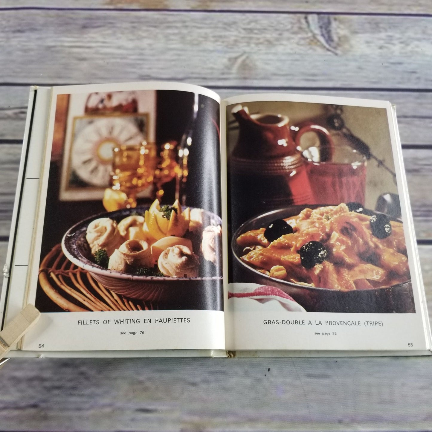 Vintage Cookbook French Cooking SEB Pressure Cooker Recipes and Instructions 1970s Manual Hardcover