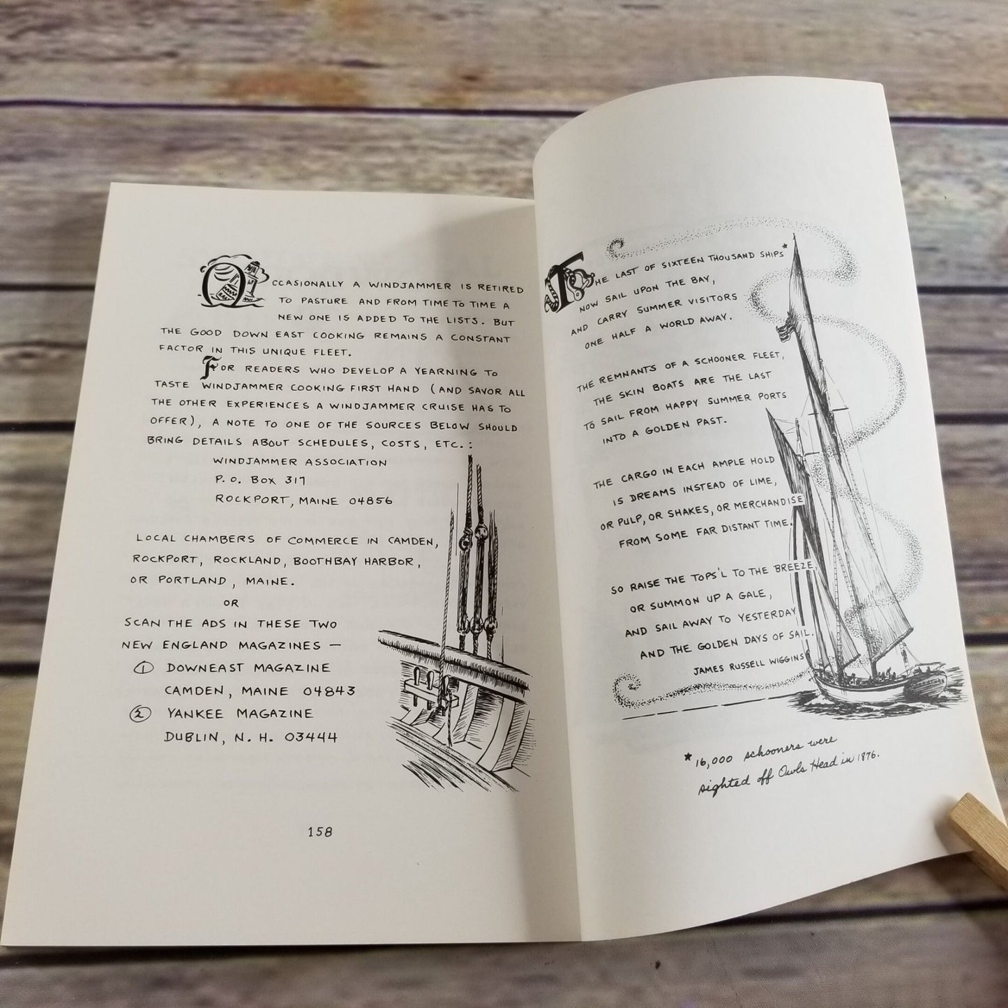 Vintage Cookbook Windjammer Cooking Flavored with Sea Salt and Wood Smoke Woodstove Cookery Recipes 1989 Paperback Dee Carstarphen