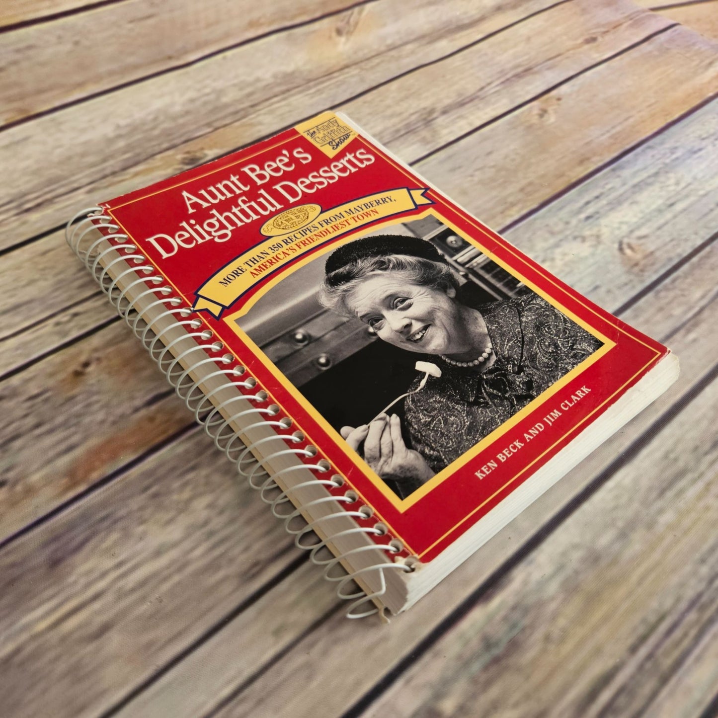 Vintage Cookbook Aunt Bee's Delightful Desserts Andy Griffith Show 1996 CASA Spiral Bound