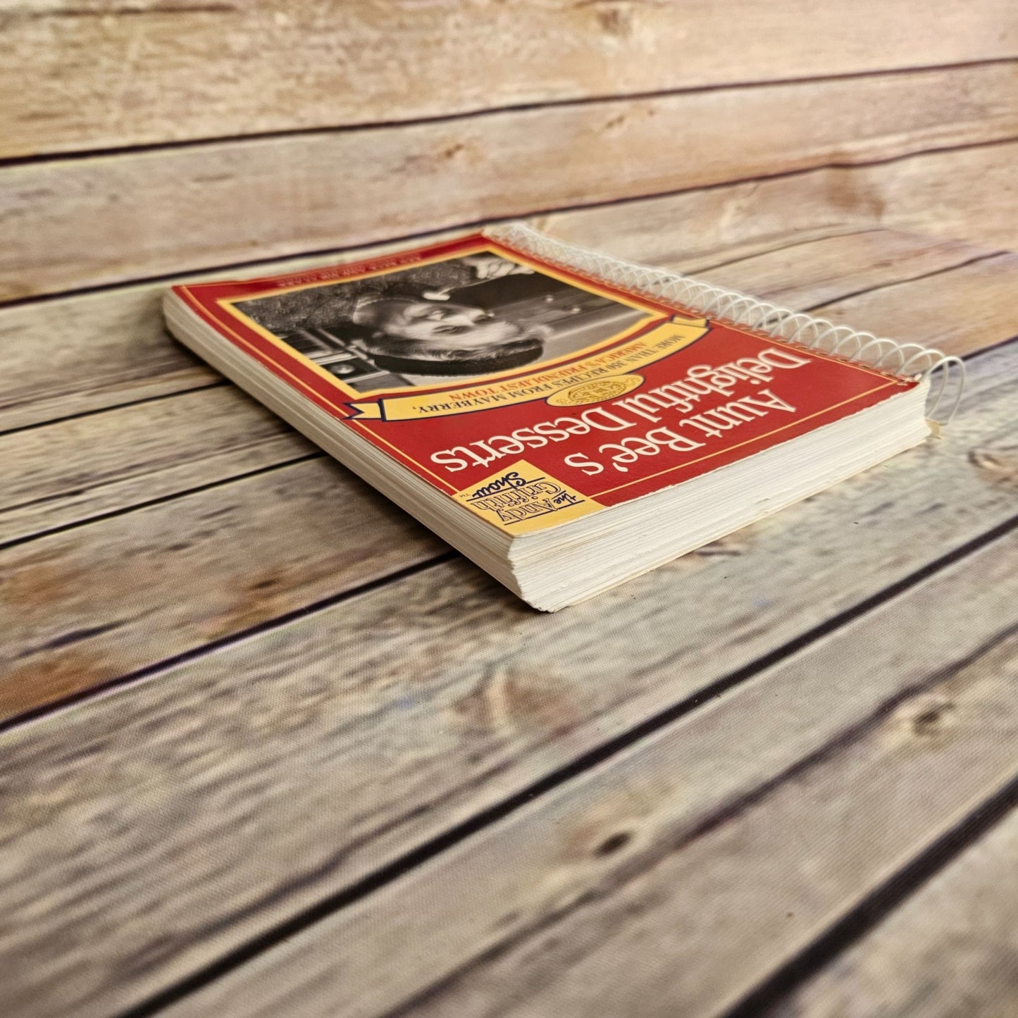 Vintage Cookbook Aunt Bee's Delightful Desserts Andy Griffith Show 1996 CASA Spiral Bound