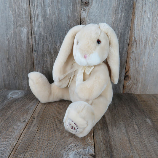 Bunny Rabbit Plush Gottchalks 100th Anniversary Bow Commonwealth Easter Tan Stitched Nose 2003