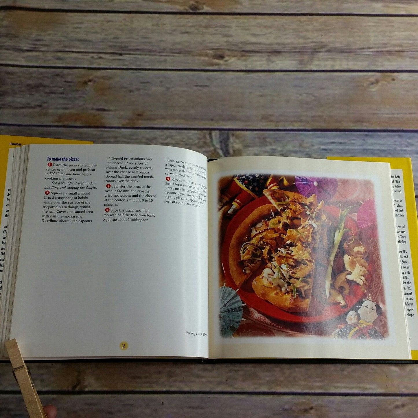 Vintage Cookbook California Pizza Kitchen Recipes 1996 Hardcover with Dust Jacket Larry Flax Rick Rosenfield Pizza Dough Novelty Pizzas