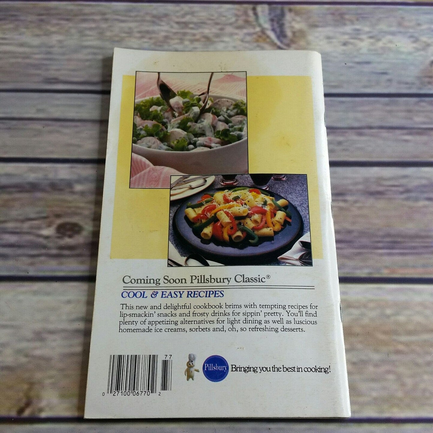 Vtg Pillsbury Cookbook Light Summer Meals 1987 Recipes Paperback Booklet Grocery Store Pamphlet