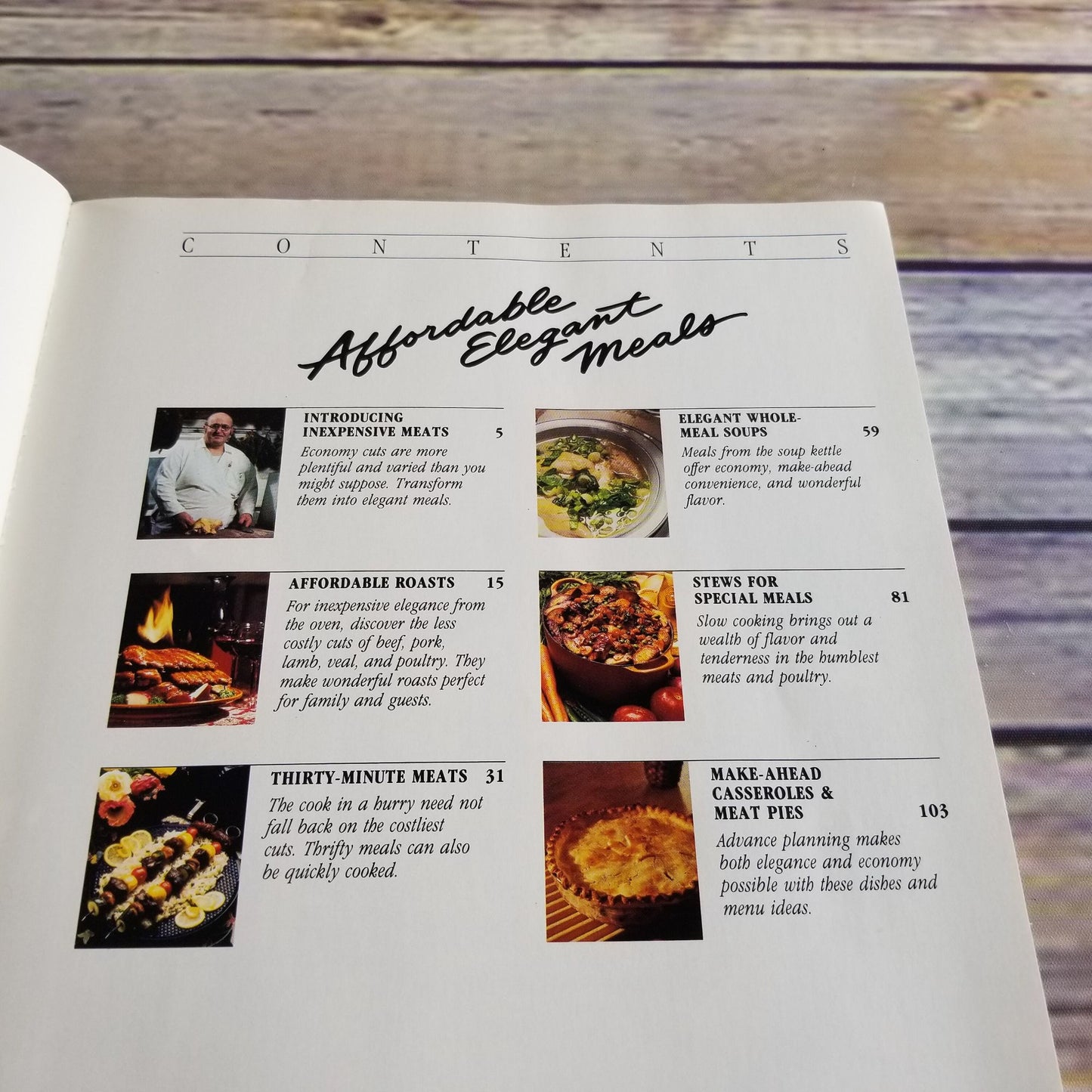 Vintage CA Cookbook California Culinary Academy Affordable Elegant Meals Recipes Paperback Book 1985 Chevron Chemical Company