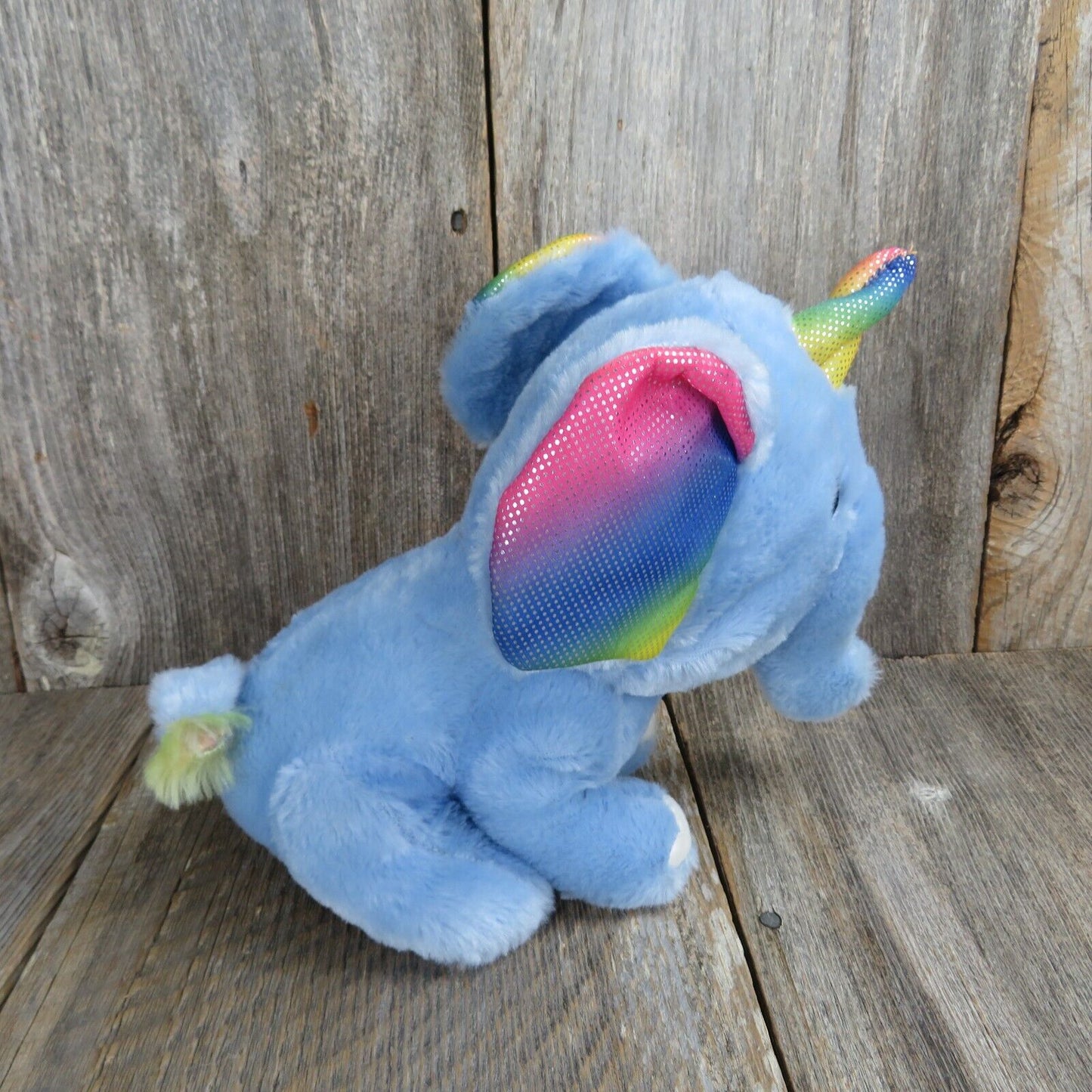 Elephant Unicorn Plush Unicornimals Kellytoy Rainbow Blue Stuffed Animal Kelly