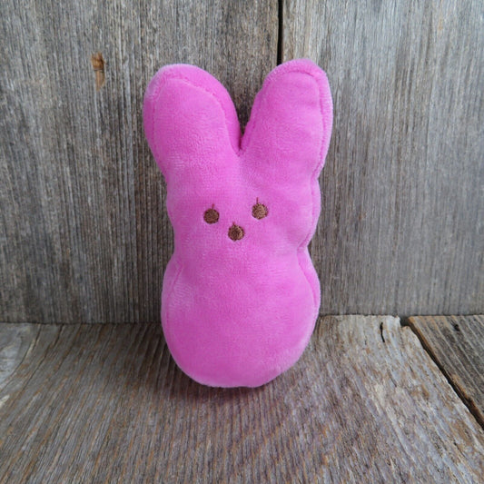 Pink Bunny Peep Plush Just Born Stuffed Animal Rabbit  Easter Marshmallow 2019