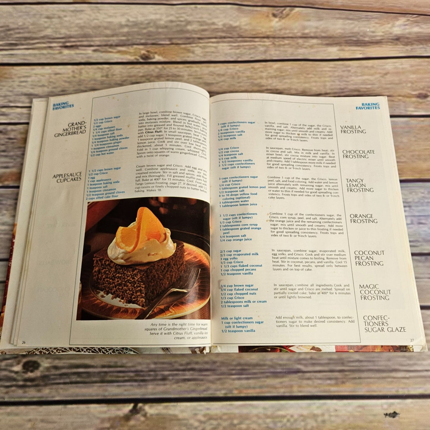 Vintage Cook Book Crisco Favorite Family Foods Cookbook Crisco Recipes 1973 Hardcover Procter and Gamble Promo