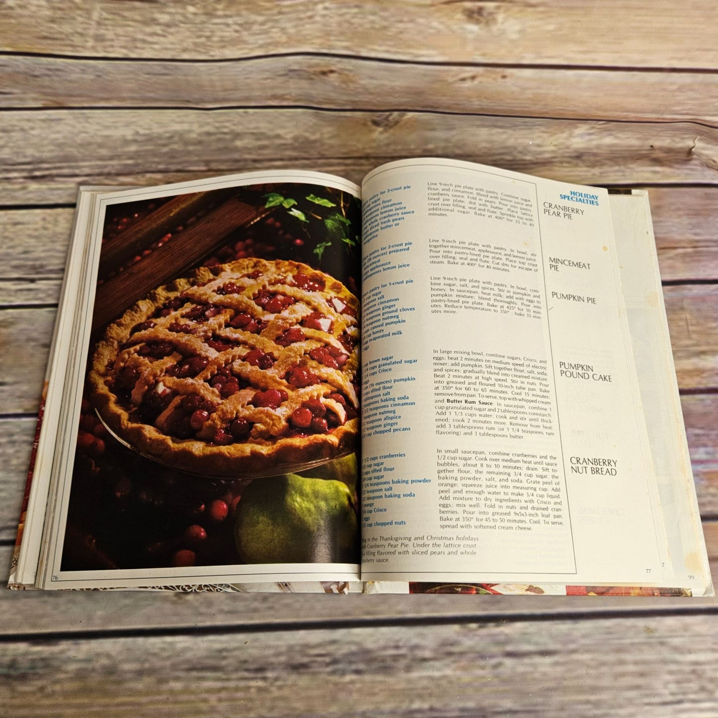 Vintage Cook Book Crisco Favorite Family Foods Cookbook Crisco Recipes 1973 Hardcover Procter and Gamble Promo