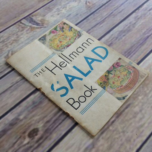 Vintage Cookbook Hellmann Salad Lovers Book 1930 Recipes Paperback Booklet Promo Pamphlet General Foods Corporation