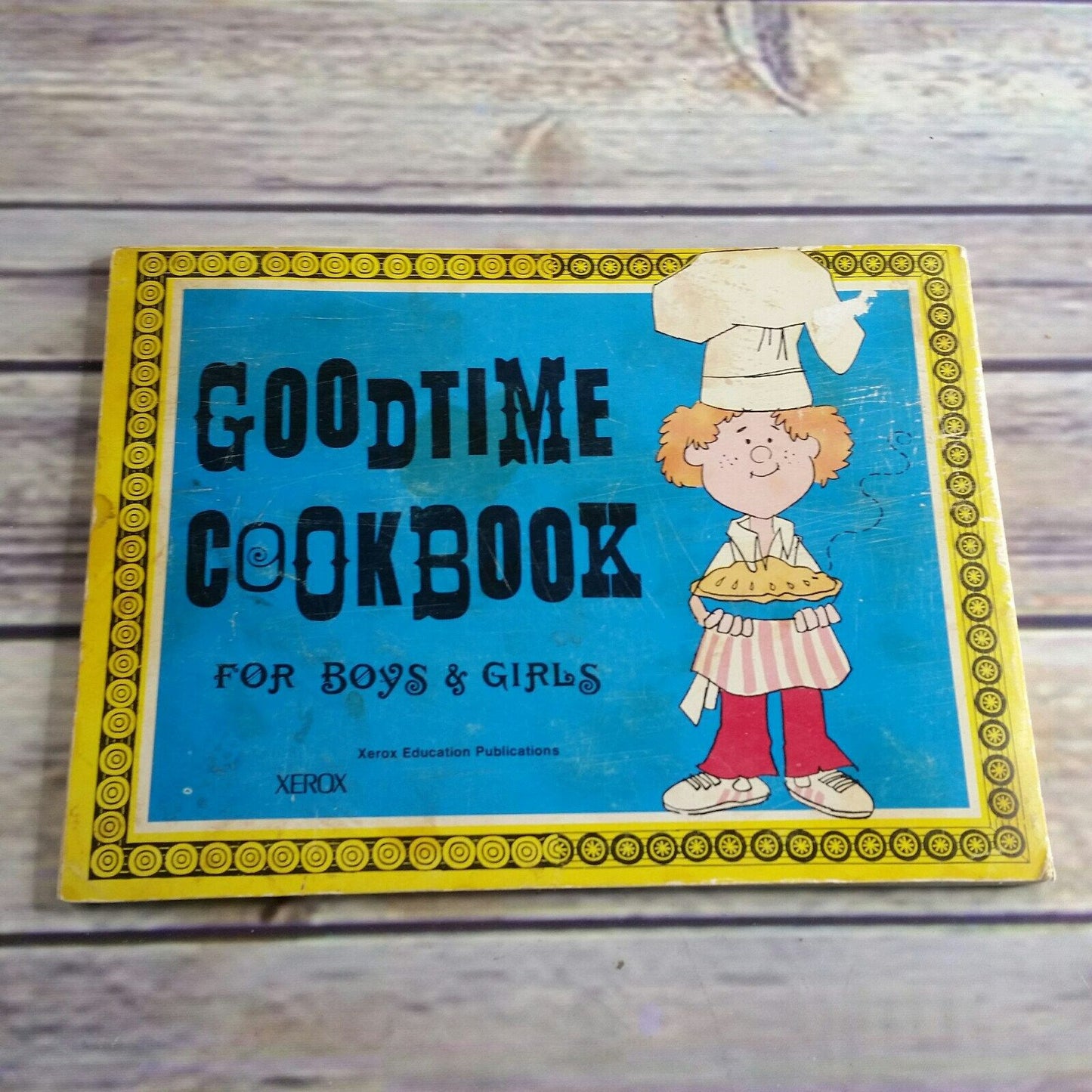 Vintage Kids Cookbook Goodtime Cookbook Paperback Childrens Cook Book John Mongillo 1973 Xerox