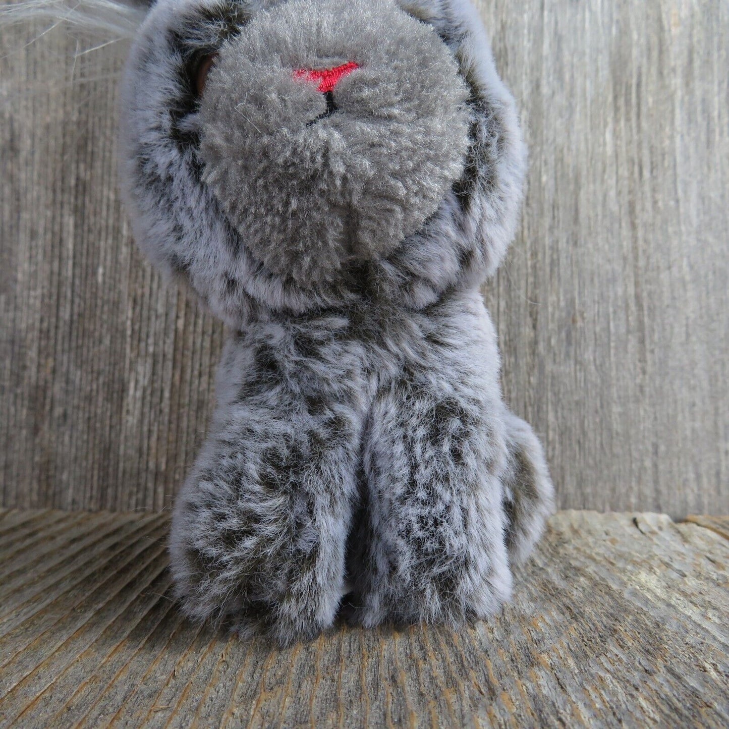 Angora Bunny Rabbit Plush Walmart My Life As Stuffed Animal Gray White Red Nose