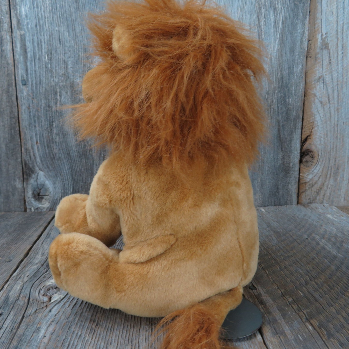 Vintage Roaring Lion Puppet Plush Cat Wild Stuffed Animal RBI Toys R Us 2000