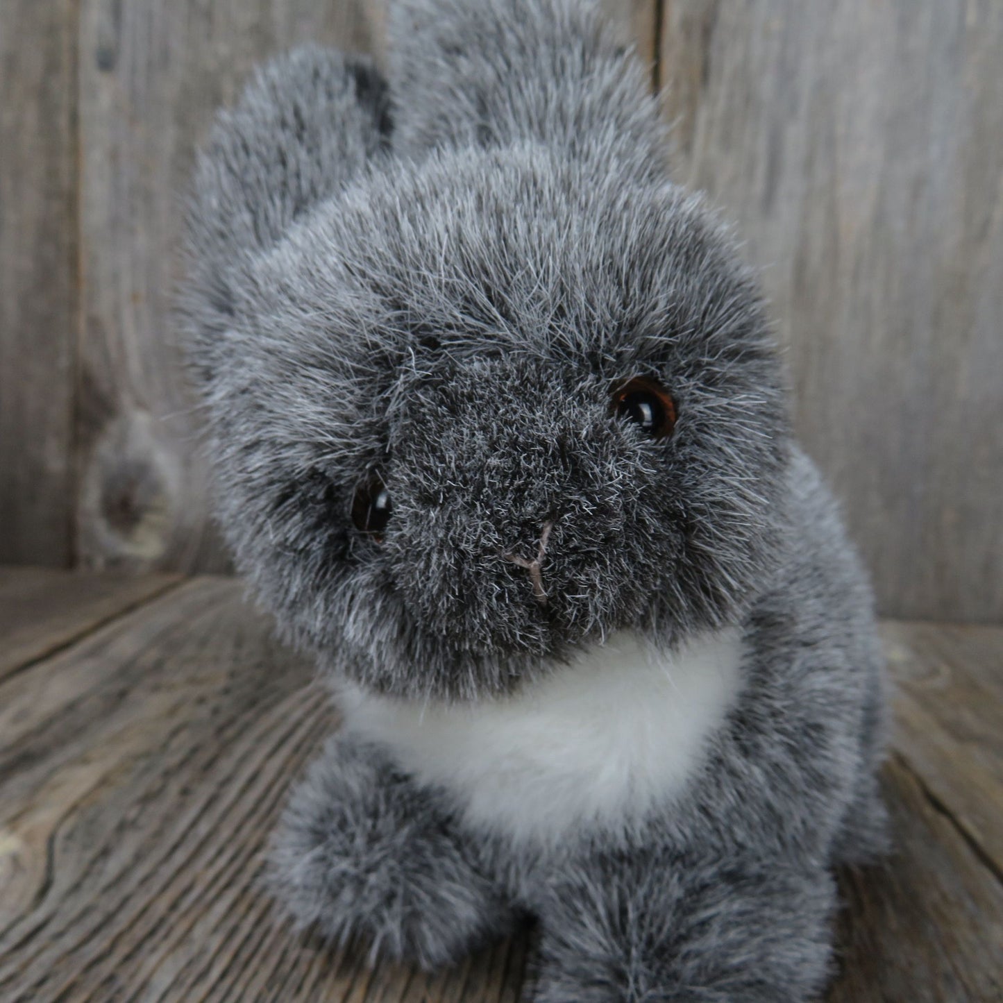 Bunny Rabbit Plush Timber Jr. Russ Berrie Grey Stuffed Animal Gray Easter Bunny Gift