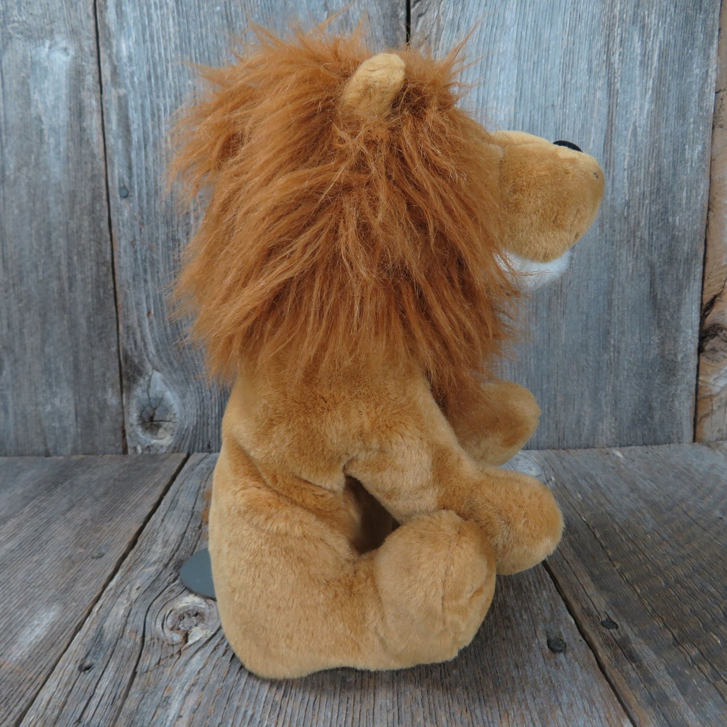Vintage Roaring Lion Puppet Plush Cat Wild Stuffed Animal RBI Toys R Us 2000