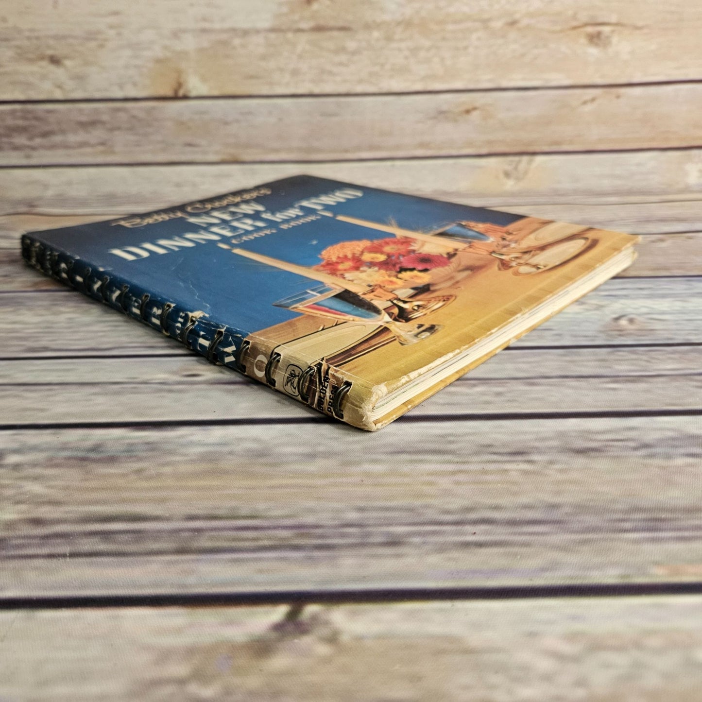 Vintage Cookbook Betty Crocker New Dinner for Two Recipes 1972 Hardcover Spiral Bound Thirteenth Printing