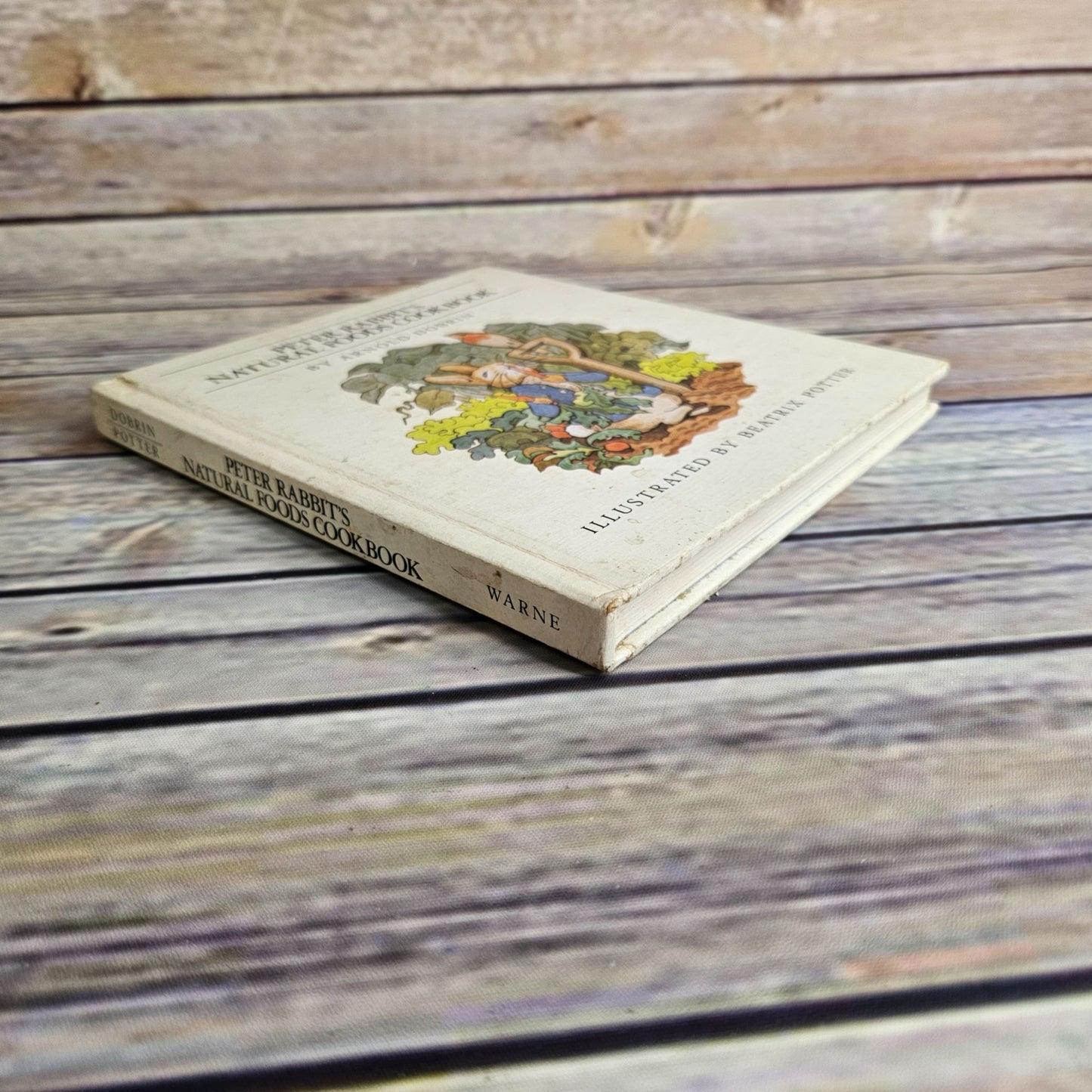 Vintage Kids Cookbook Peter Rabbit Natural Foods Book 1977 Hardcover Beatrix Potter Arnold Dobrin