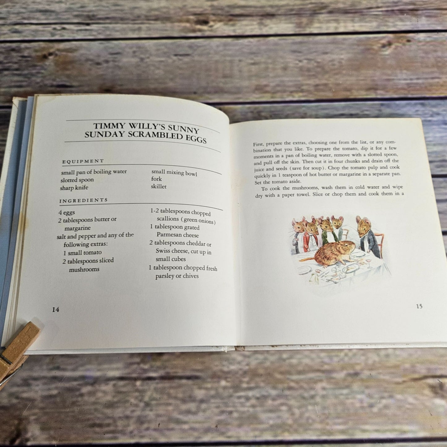 Vintage Kids Cookbook Peter Rabbit Natural Foods Book 1977 Hardcover Beatrix Potter Arnold Dobrin