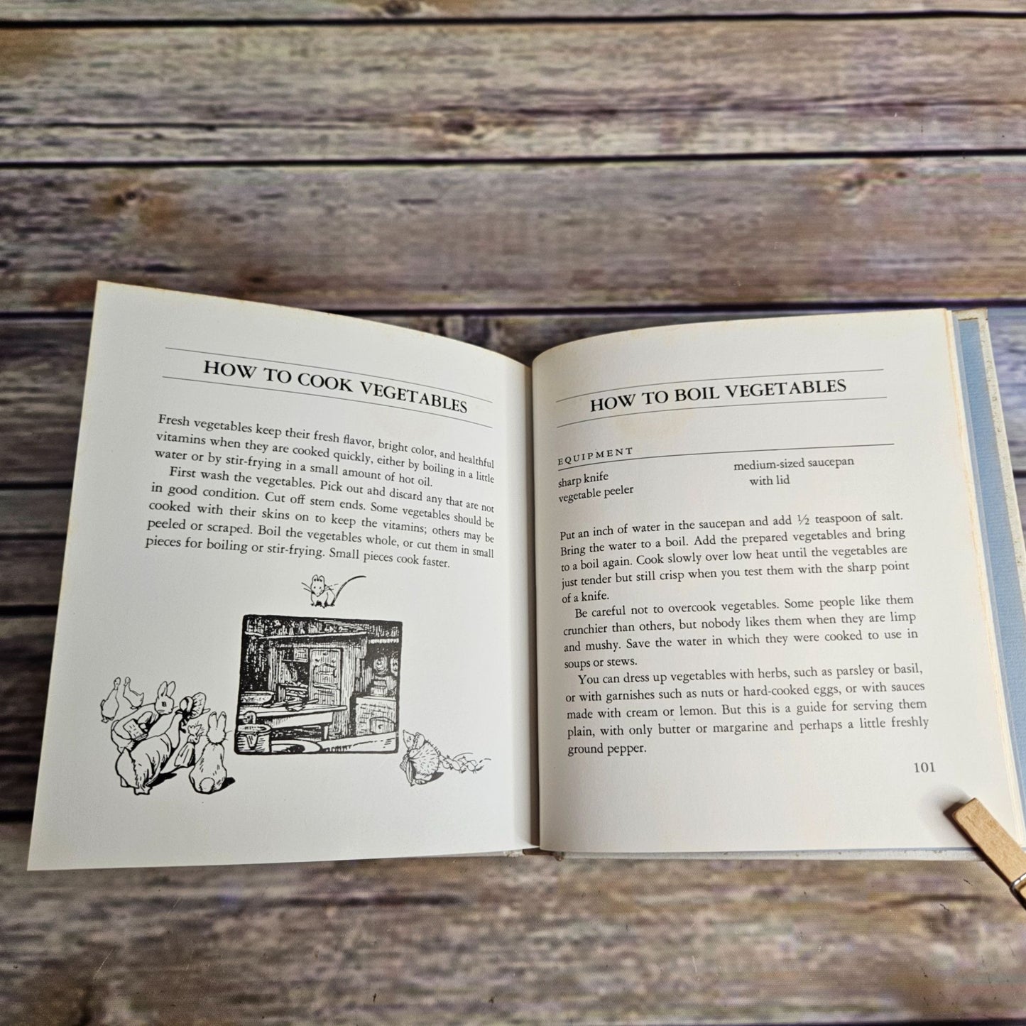 Vintage Kids Cookbook Peter Rabbit Natural Foods Book 1977 Hardcover Beatrix Potter Arnold Dobrin