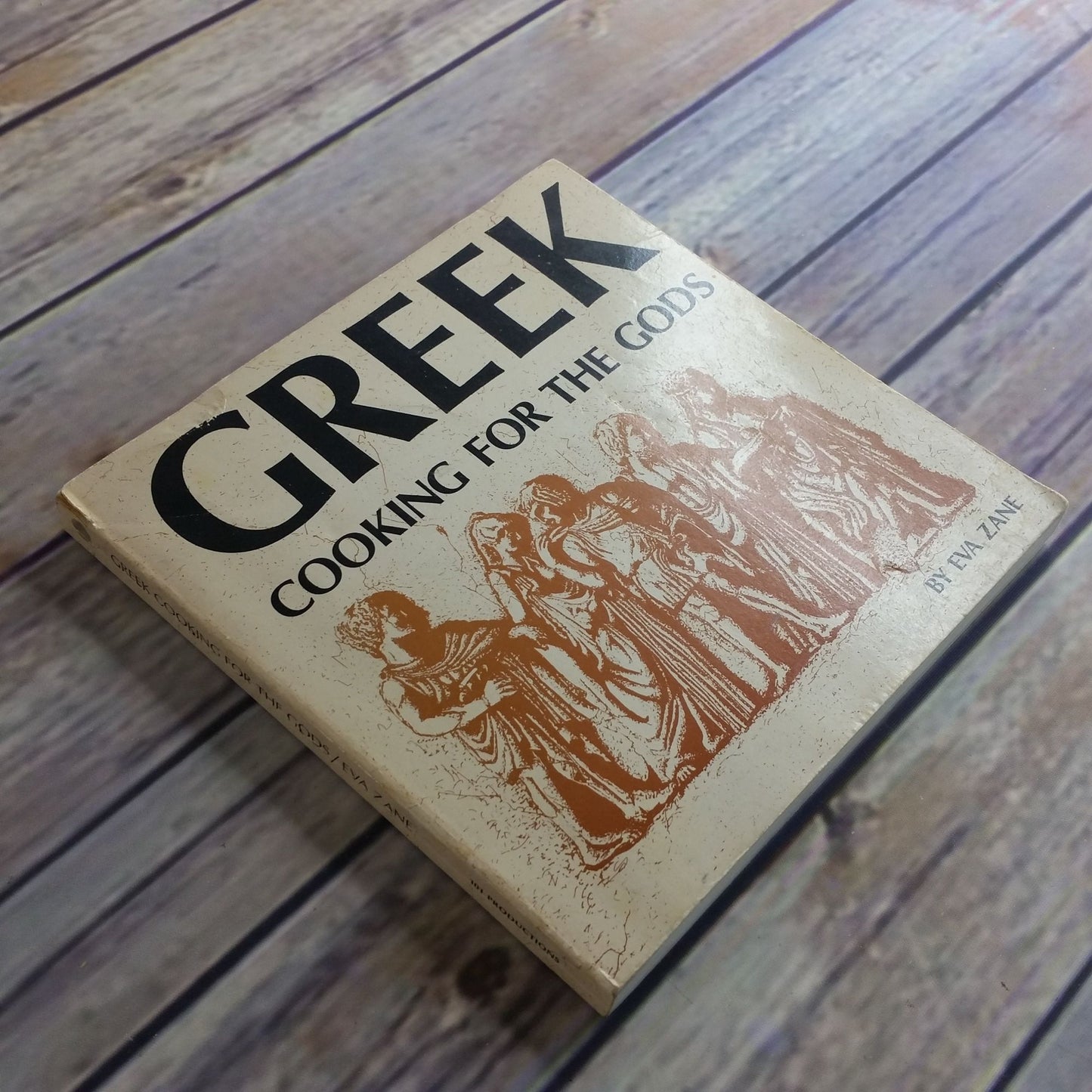 Vintage Cookbook Greek Cooking For the Gods Recipes Paperback 1975 Greek Food Eva Zane