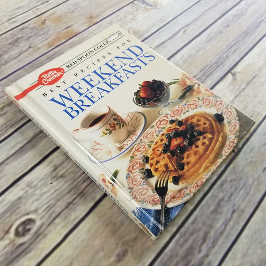 Vintage Cookbook Betty Crocker Weekend Breakfasts Recipes 1991 Hardcover Red Spoon Collection Cooky Book General Mills Prentice Hall Press