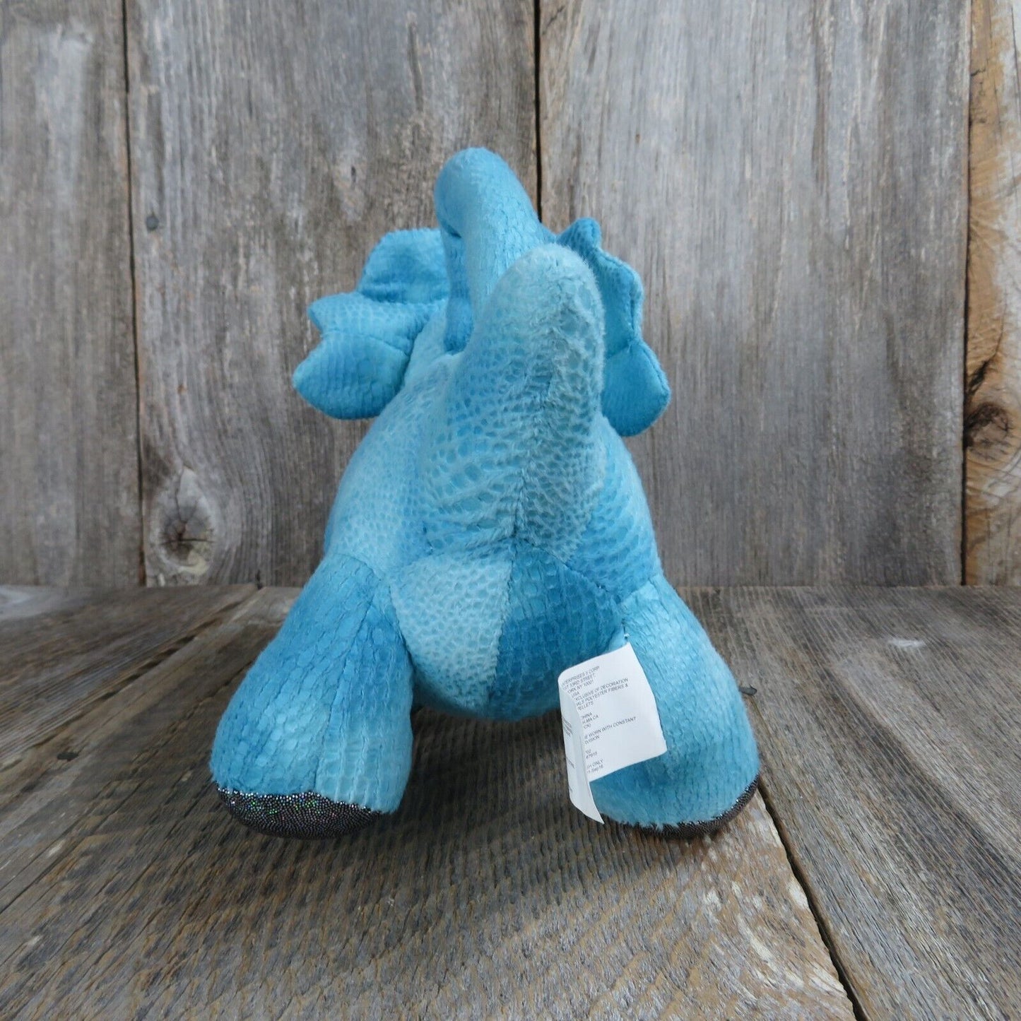 Triceratops Blue Bag Stuffed Animal Sparkle Dinosaur Purse Plush Toby Enterprise