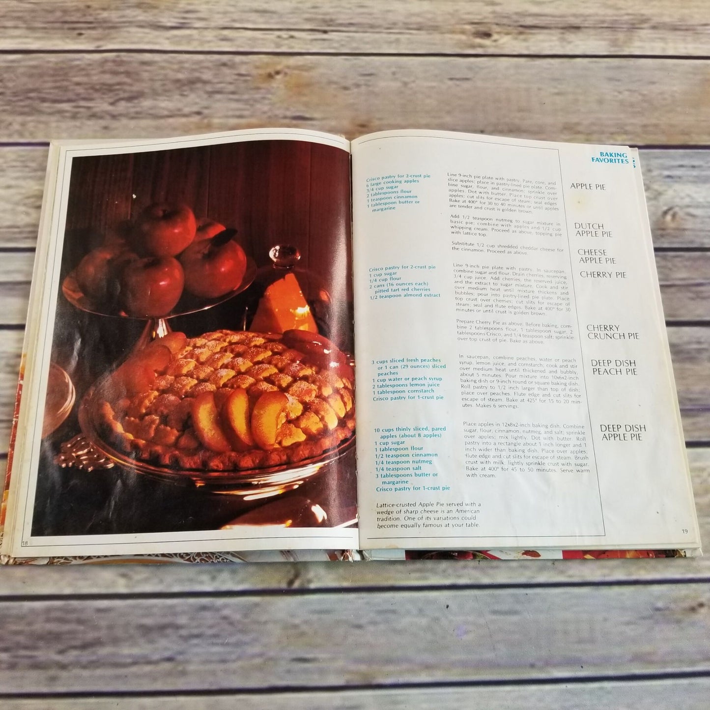 Vintage Cook Book Crisco Favorite Family Foods Cookbook Crisco Recipes 1973 Hardcover Procter and Gamble Promo