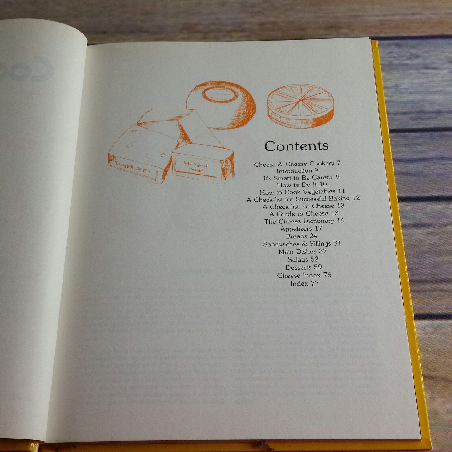 Vintage Cookbook Cooking with Cheese Recipes 1982 Adventures in Cooking Series Culinary Arts Institute Hardcover NO Dust Jacket 1980s