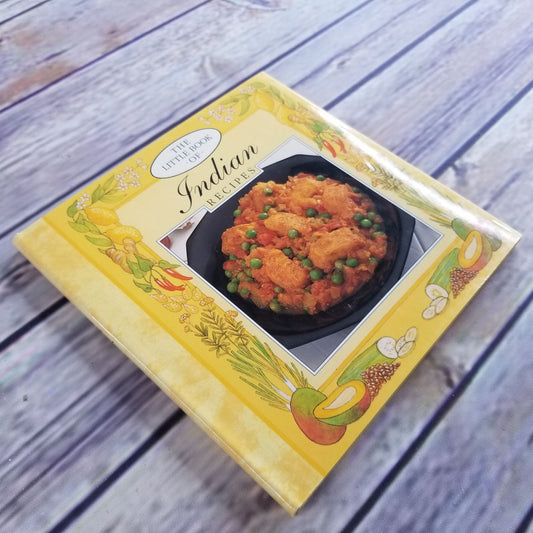 Vtg Indian Cookbook Recipes Indian Cooking 1994 Indian Food Recipes The Little Book of Indian Recipes Hardcover WITH Dust Jacket