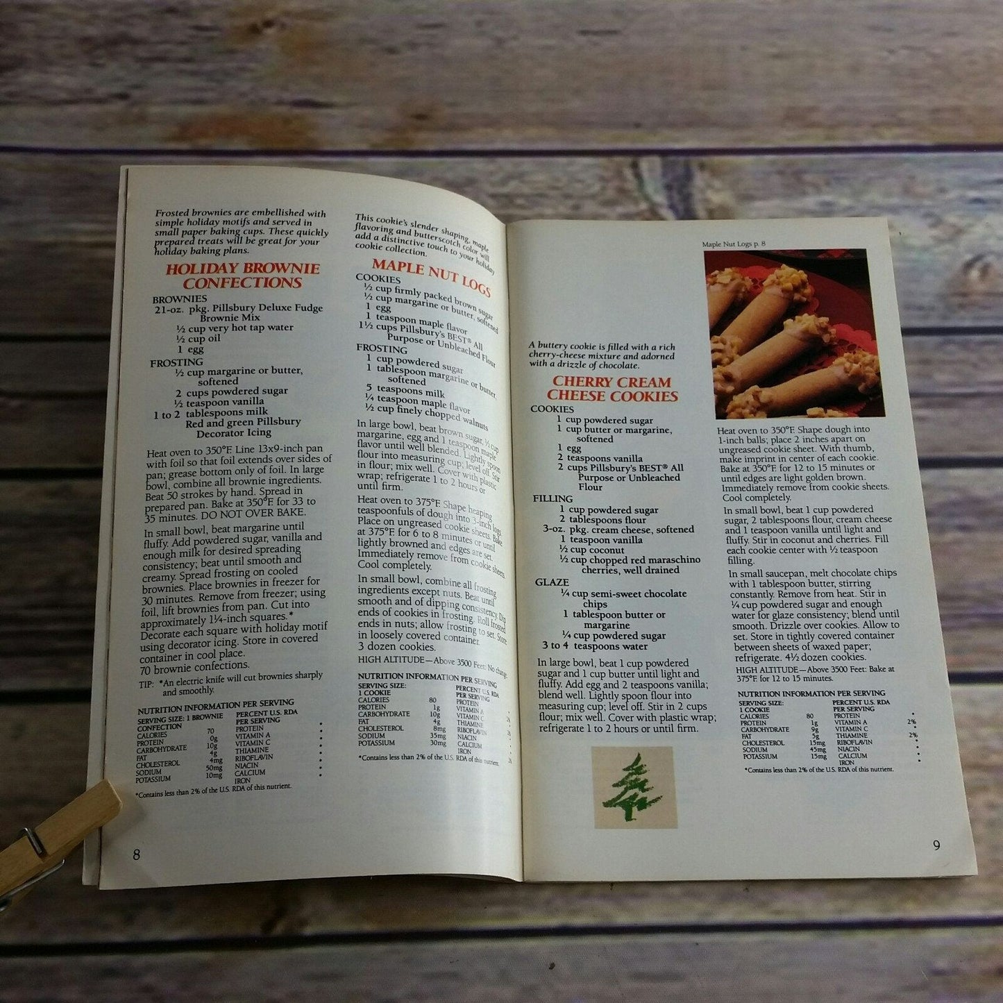 Vintage Cookbook Pillsbury Holiday Classic VI Recipes Paperback Booklet 1987 Pamphlet