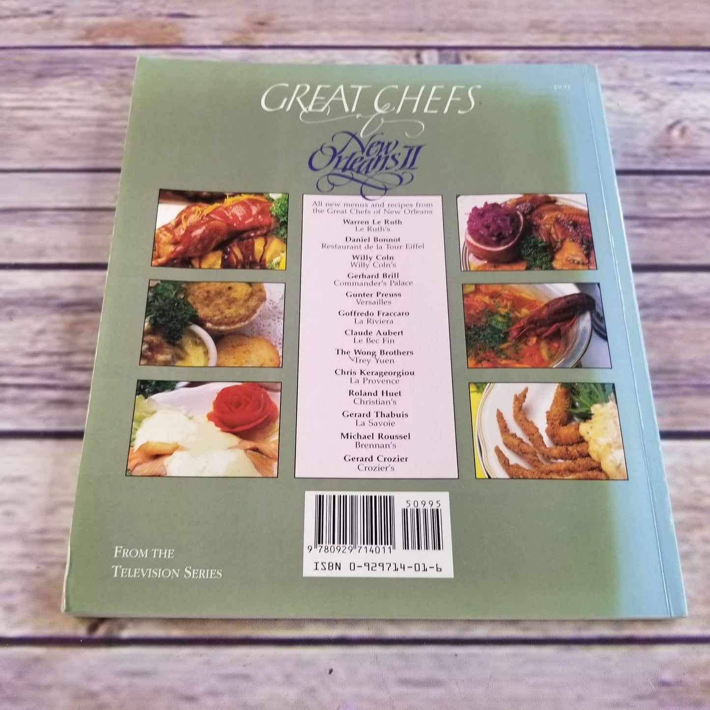 Vintage Louisiana Cookbook Great Chefs of New Orleans II Authentic New Orleans Cuisine TV Series  1992 paperback