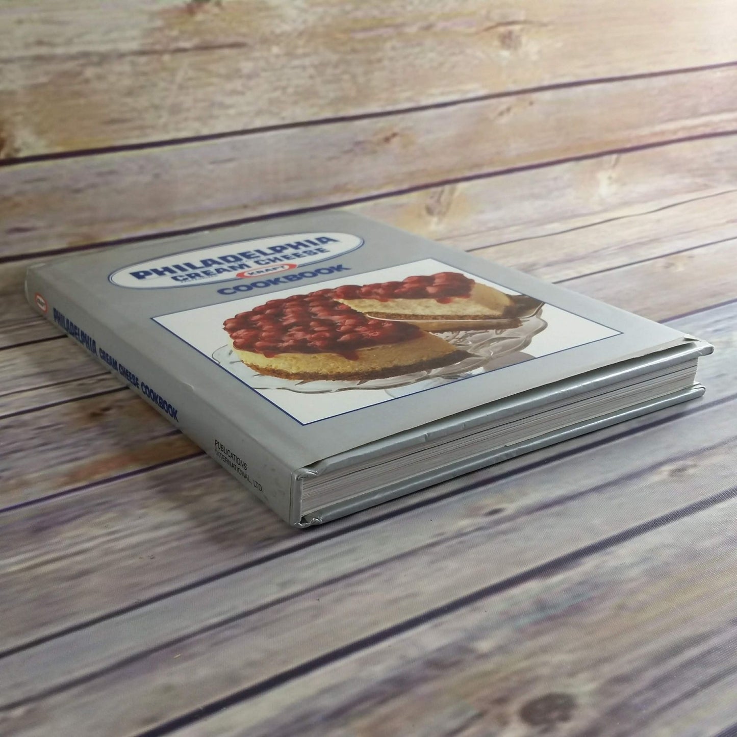 Vintage Philadelphia Cream Cheese Cookbook Promo Recipes 1988 Kraft Hardcover WITH Dust Jacket