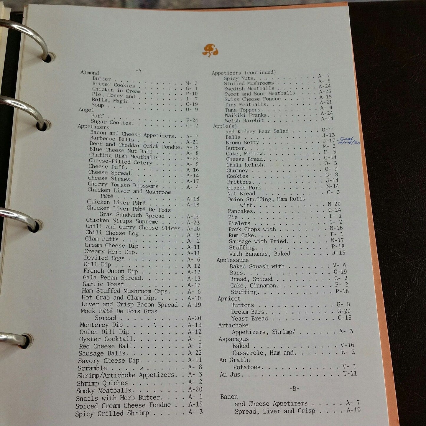 Vintage Watkins Cookbook The Main Course Recipes Jane Curran Burley Tab Indexed 1980 5 Ring Binder