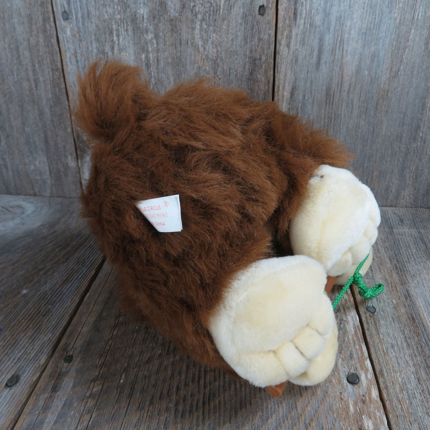 Gorilla Swinging Plush Brown Long Haired Monkey Stuffed Animal Circus Circus