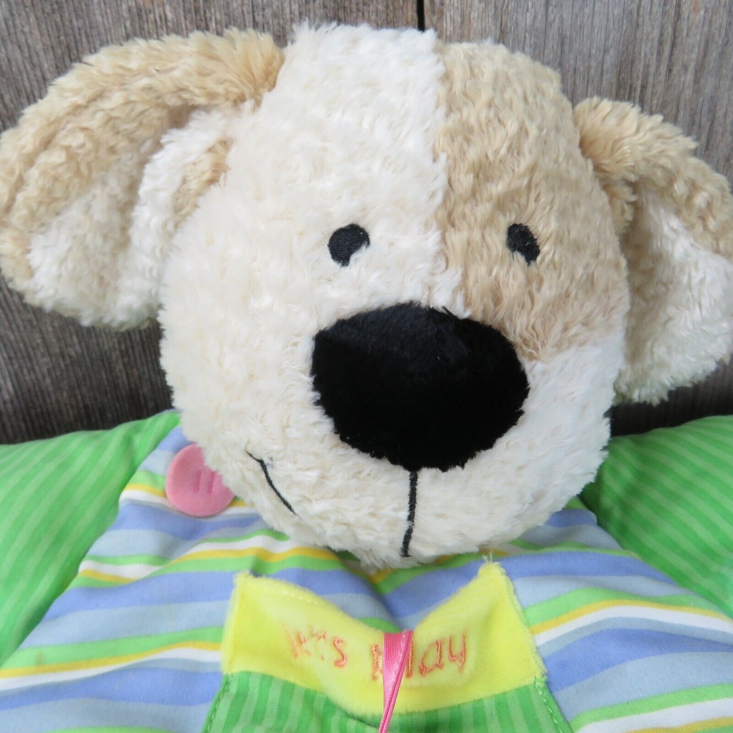 Dog Plush Rattle Lovie Pajamas Eden Stuffed Animal Lovey Security 2004