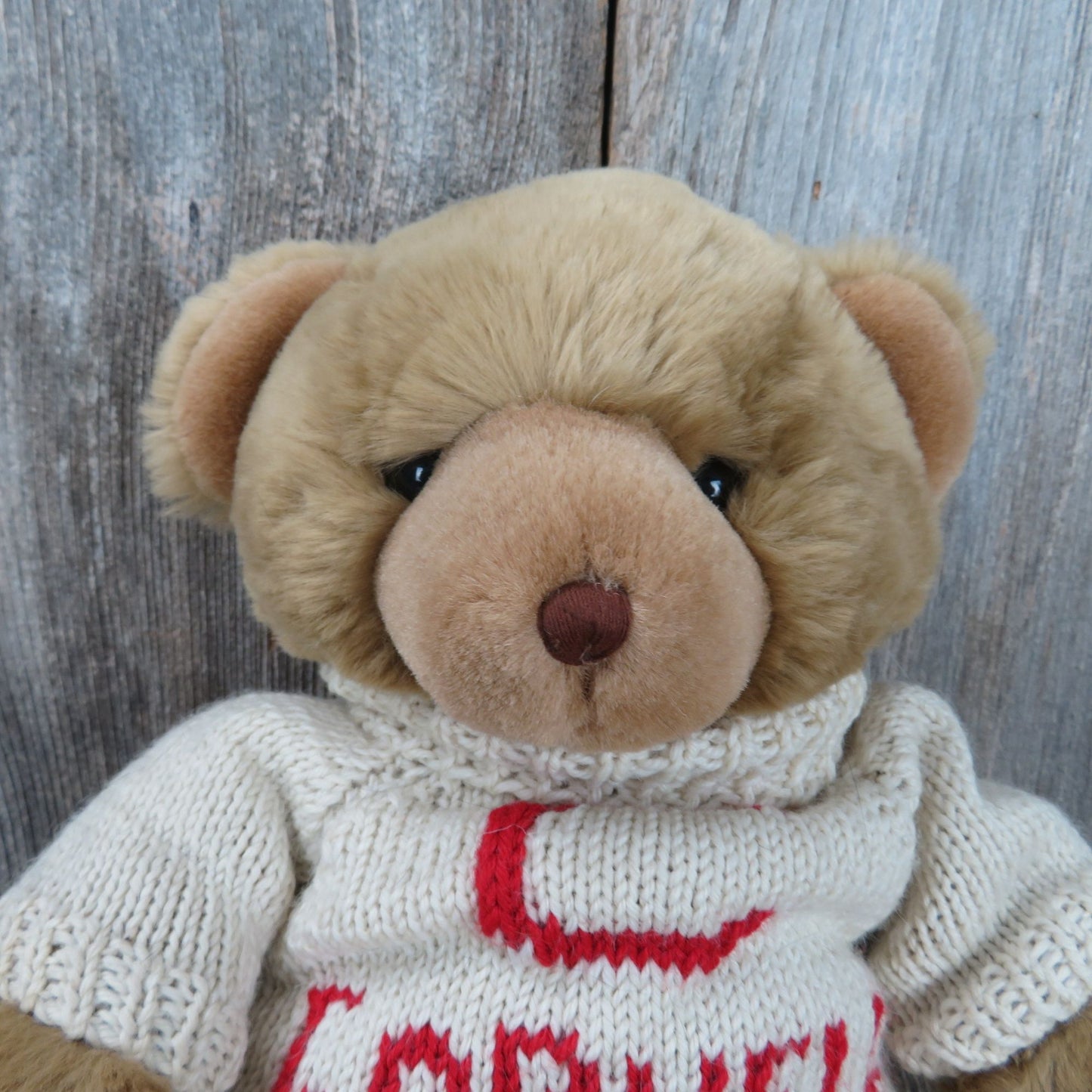 Teddy Bear Plush Cornwell Sweater Mary Meyer Brown Fuzzy Stuffed Animal 1994